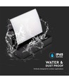 Applique murale LED 17W - IP65, noir, aluminium