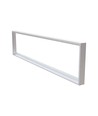 Cadre saillie 120x30 pour panneau LED - Blanc, 295 x 1195 mm, pour montage direct au plafond