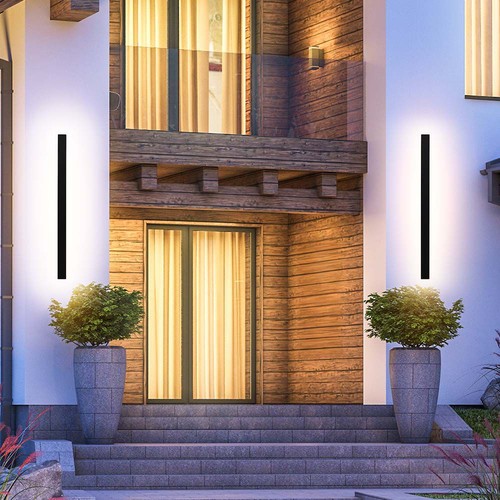 Applique murale 10W - IP65 extérieur, 4000K, anthracite, source lumineuse incluse