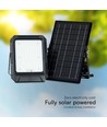 10W LED lyskaster med solcelle - 4000K, 3.7V, IP65, inkl. solcellepanel og batteri