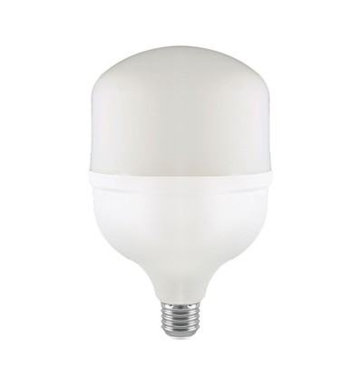 E27/E40 40W LED pære - 105lm/W, 6500K, T120, inkl. E40 adapter, kald hvit