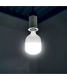 50W LED T140 pære - 5400lm, E27 med E40 adapter, 105 lm/W, 160 grader, hvid plast