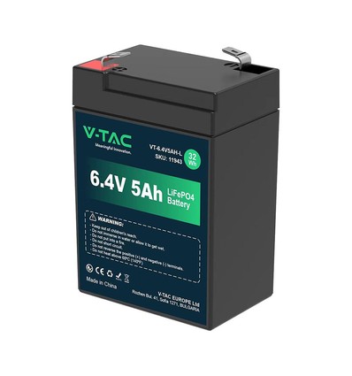 5Ah-L Lithium Batterij 6,4V 5Ah
