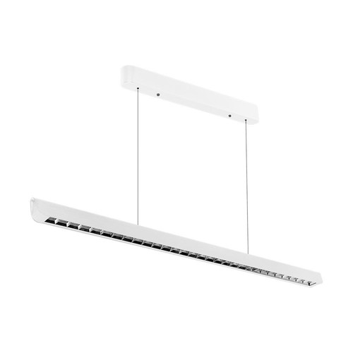 36W LED lysskinne til ophæng - 3-i-1 CCT, Samsung LED, 120cm, sort/hvid, inkl. wireophæng