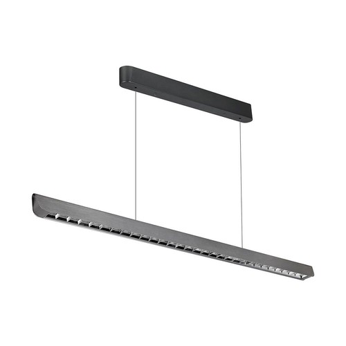 36W LED lineær pendel med Samsung LED - Matt grå, 120cm, CCT, 3-i-1 farve, IP20