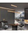 36W LED lysskinne til ophæng - 2880lm, CCT, grå, inkl. wireophæng