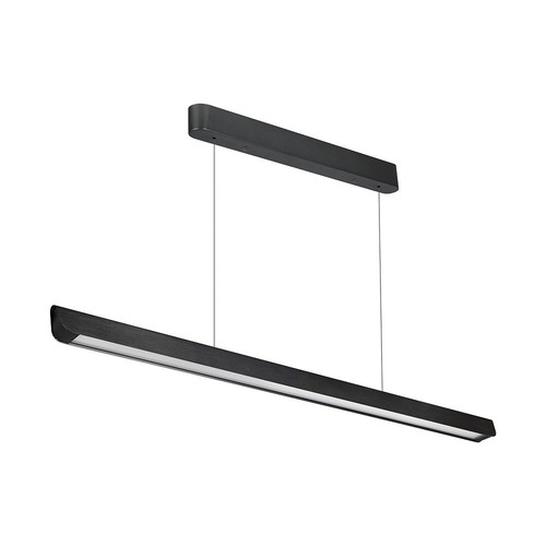 Luminaire LED linéaire suspendu 36W - CCT, noir, 2880lm, avec kit de suspension