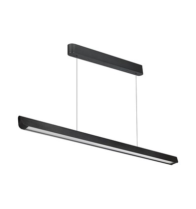 Luminaire LED linéaire suspendu 36W - CCT, noir, 2880lm, avec kit de suspension
