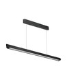 Luminaire LED linéaire suspendu 36W - CCT, noir, 2880lm, avec kit de suspension