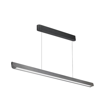 36W LED lineært pendel armatur, 3IN1 CCT - 2880lm, mat grå, Samsung LED, inkl. wireophæng