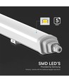 150cm 48W vattentät komplett LED-armatur - Samsung, IP65, 6500K