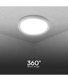 60W LED taklampe med fjernkontroll - Ø49,2cm, dimbar, 3-i-1 CCT, 100lm/W, nattlys funksjon