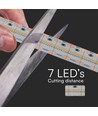 5m 21W/m LED strip, RA90 - 24V, 700 LED par mètre, 6400K, IP20, SMD 2110