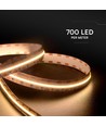 5m 21W/m LED strip, RA90 - 24V, 700 LED par mètre, 6400K, IP20, SMD 2110