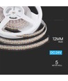 5m 21W/m LED strip, RA90 - 24V, 700 LED per meter, 6400K, IP20, SMD 2110