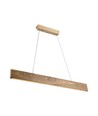 Suspension LED 24W designer - Bois, 3000K, 1250lm, blanc chaud