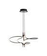Suspension LED design - 3000K doré, boîtier noir