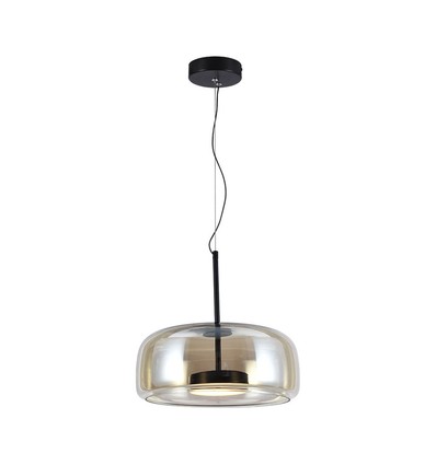 6W Designer pendellamp - Ø35cm, 750lm, 3000K, metaal en glas, binnen plafondlamp