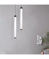 5W LED Designer pendel - 600lm, Metal + Glas, Ø5,5cm, inkl. lyskilde