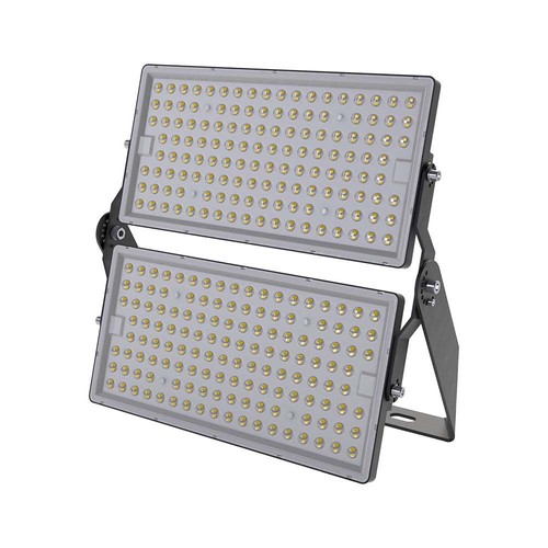 500W LED projektør med Samsung chip - 135lm/W, IP65, sort, udendørs, 67500lm