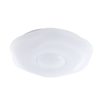 Plafonnier LED Designer Dome 40W - 4000lm, 3-en-1 CCT, dimmable, incl. télécommande, motif floral