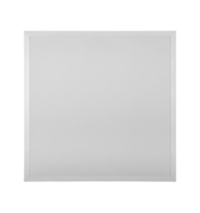 Dalle LED 62x62, 36W - 117lm/W, blanc neutre, cadre blanc, rétroéclairé