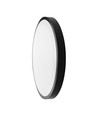 24W LED loftslampe med Samsung LED chip - Rund, sort kant, Ø29,5cm, IP44, 5 års garanti