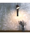 8W LED væglampe med USB - 3000K, 900lm, IP20, sort, drejbar, indendørs, inkl. lyskilde