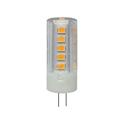 3,2W G4 LED pære, 12V - 385lm, Samsung LED chip, 300 grader, plast/aluminium