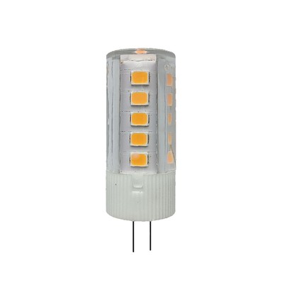 3,2W G4 LED pære, 12V - 385lm, Samsung LED chip, 300 grader, plast/aluminium