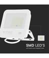 50W LED-lyskaster - IP65, hvit, arbeidslampe, Samsung-chip, 6500K, grått frostet glass