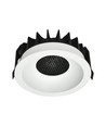24W Ø13,5cm Verblindingsvrije CCT Downlight RA90 - Zaaggat: Ø11,5 cm, Afmetingen: Ø13,5 cm, 3 lichtkleuren, wit front, Honeycomb