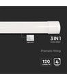 120cm 40W Prismatic LED armatuur - 120lm/W, 3-in-1 CCT, IP20 binnen