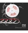5m 12,5W/m COB-LED strip - IP65 vandtæt, 286 LED pr. meter, 6500K, 8mm bredde