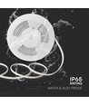 10m 10,5W/m Plug & Play LED strip - 1100lm/m, IP65, 4000K, 120 LED pr. meter