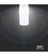 E27 7,5W LED pære - T37, Samsung LED chip, 4000K, 660lm, Erstat 50W