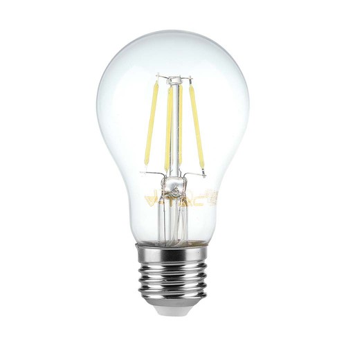 Ampoule LED filament E27 12W - A60, 1521lm, verre clair, 4000K