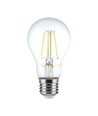 Ampoule LED filament E27 12W - A70, 1521lm, verre clair, blanc chaud