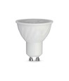6W GU10 LED lamp - Samsung LED chip, 10° lens, 4000K, 445lm, Ripple Plastic Spotlight