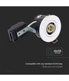 Spot encastrable GU10 - Blanc, IP20