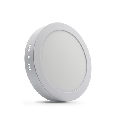 18W dimbare LED-plafondlamp - Ø22,5cm, hoogte: 3,9cm, witte rand