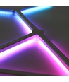 Hexa-Light RGBIC komplet sæt - 9 lysskinner, Vægmonteret, Bluetooth app, USB