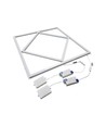 Panneau LED Hexagon Diamant 60x60, 60W - 100lm/W, bordure blanche