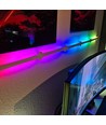 Kit complet Hexa-Light RGBIC - 9 barres lumineuses, montage mural, application Bluetooth, USB