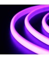 5m 11,5W/m Paarse Neon COB strip - 230V, IP67 waterdicht, 288 LED, In te korten per 10cm