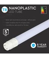 25x 150cm / 22W Samsung chip LED-buis, T8 - 4000K, 5 jaar fabrieksgarantie