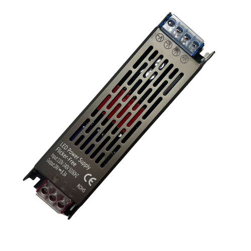 200W / 24V DC strømforsyning - 8.3A, IP20 indendørs, Flicker free