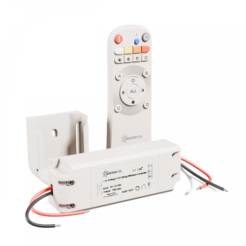 LED Strip Sett CCT Dimmer 1-Gruppe +Montering Hvit Tilkobling Mesh