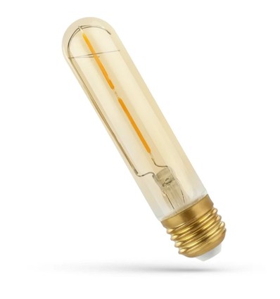 E27 2W T30 - Filament carbone, rétro, blanc extra chaud