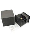 6W CUBIC PRO applique murale - IP65, noir, raccordable, réglable, carré, haut/bas, intérieur/extérieur, incl. source lumineuse